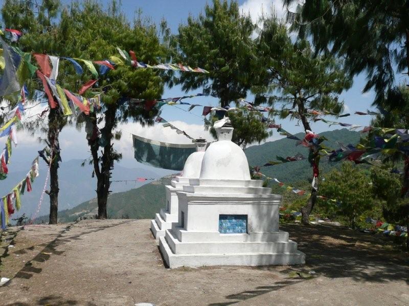 Stoepa in Kakani - Kathmandu vallei