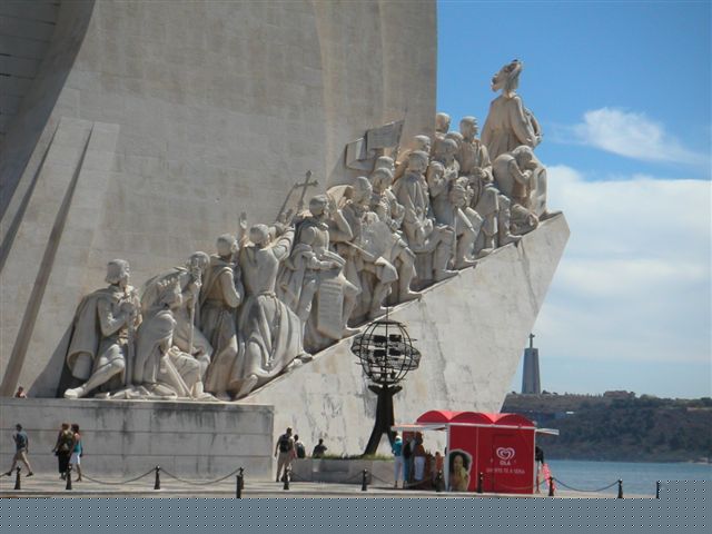 Details monument Ontdekkingsreizigers, Belem