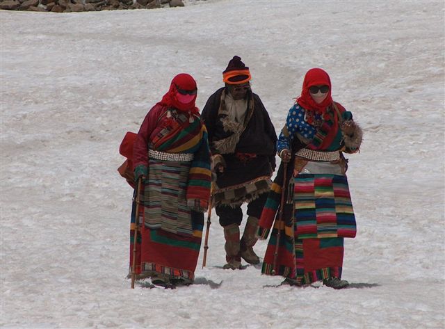 Tibetans on the Mount Kailash Kora